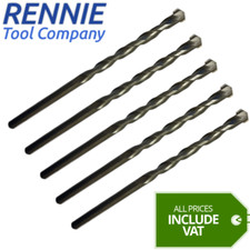 TCT Tipped Masonry Drill Bits For Brick Concrete Wood Etc - All Sizes