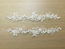 Beaded Lace Appliques - Ivory