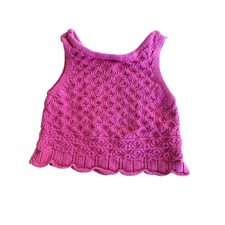 zara baby girl pink crochet