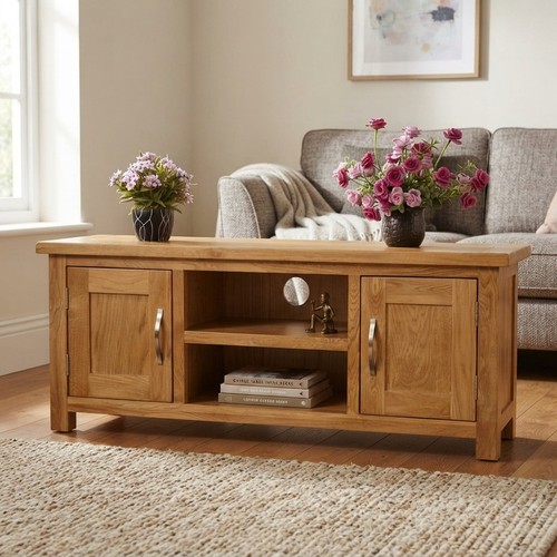 Stylish corona oak cabinet - corona, tv