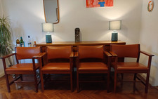 Set of 4 Børge Mogensen BM73 Armchairs for Søborg Møbelfabrik, Denmark – 1960s