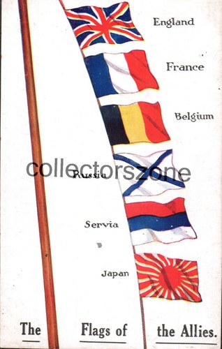 Ww1 flags the allies - flags, of
