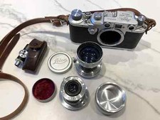 1941 / 1942 Leica IIIc + 2 Lenses+viewfinder