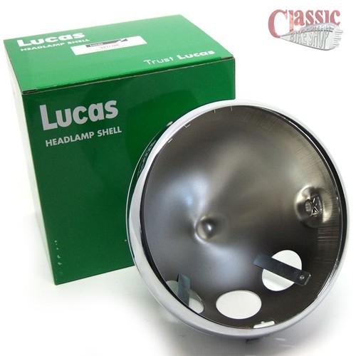 Lucas inch chrome headlamp - inch,
