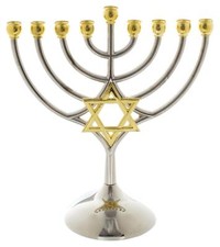 Hanukkah Menorah 9 Branches