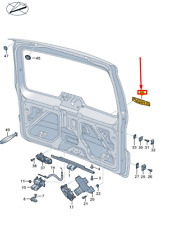 VW CADDY SB MK4 Rear Tailgate Handle 7E0827566CGRU NEW GENUINE