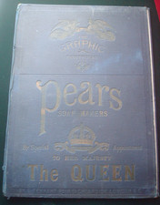1893 THE GRAPHIC PORTFOLIO PEARS ADVERTISING MAGAZINE BINDER 44 x 32cm