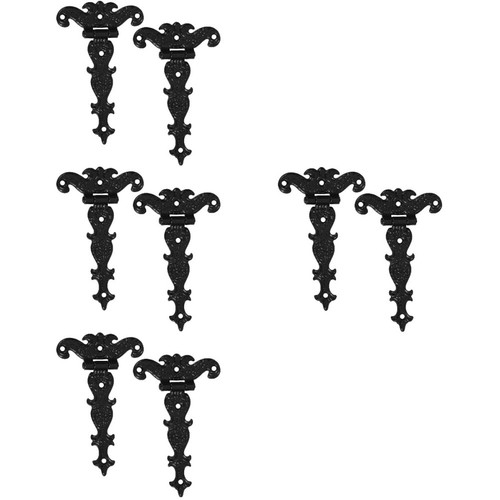 8pcs black zinc alloy heavy - 8pcs,