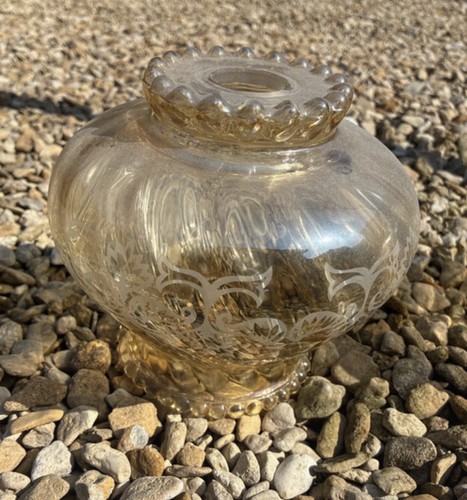Vintage glass ceiling lamp - ceiling,