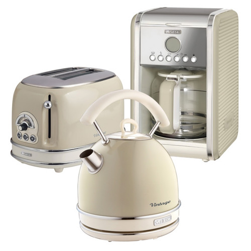 Vintage cream kettle toaster - vintage,