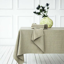 PREMIUM LINEN STYLE NAPKIN TABLE RUNNERS TABLECLOTHS TABLE DECOR VARIOUS COLOURS