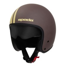 Spada Ace Command Open-Face Motorcycle Helmet Matt Brown