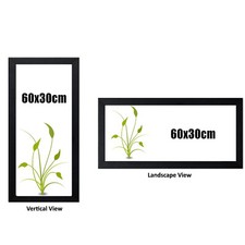 2x 60x30cm Thin Panoramic