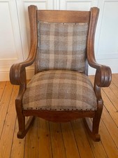 Antique Victorian Oak Rocking