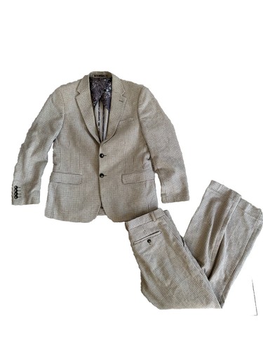 Moss bros men beige - beige, check