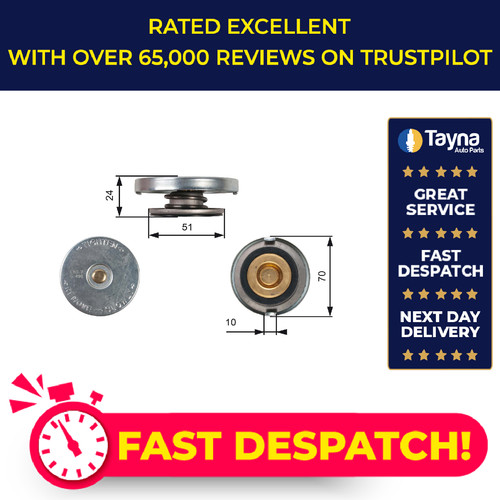 Radiator cap fits ford escort - fits,