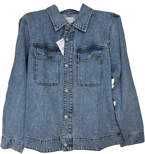 Primark men denim jacket large - denim,