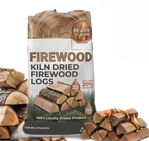 Kiln dried firewood - kiln, ready