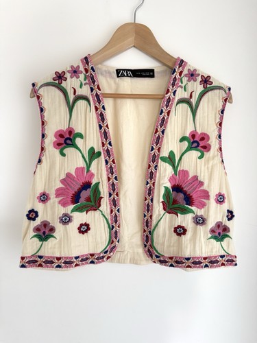 Zara embroidered floral - embroidered, boho