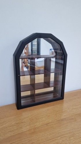 Vintage curio cabinet - cabinet, wooden