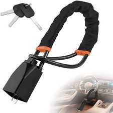 Seat Belt Lock Steering Wheel Lock Car Van Security Anti-Theft Device Universal