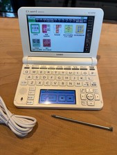Japanese Electronic Dictionary Casio Ex-Word XD-U4700, White,Excellent condition