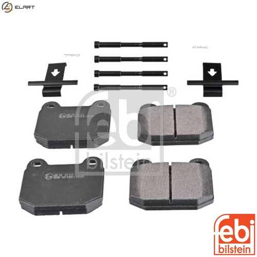 Brake pad set disc - set,