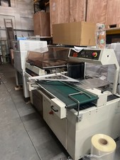 USED AUTO L L SEALER AND SHRINK TUNNEL, shrink wrapping machine, £6250+VAT