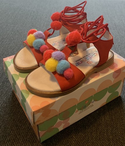 New andanines red sandals pom - andanines,