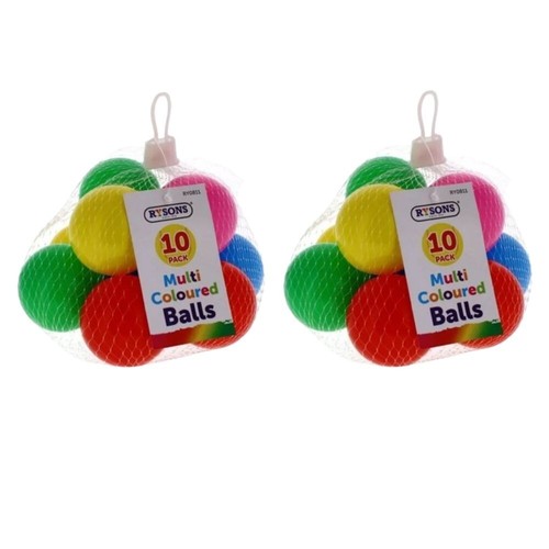 Multi coloured balls - coloured, toys