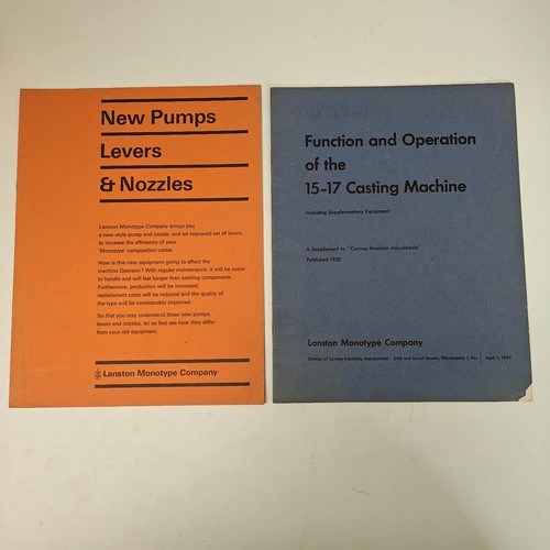 Vintage lanston monotype - vintage,