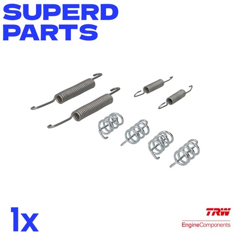 Brake shoe fitting set - fitting, fits