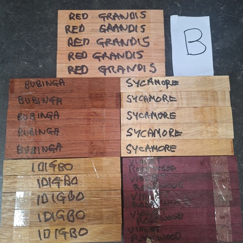 Mixed wood pen blanks pre - 25,