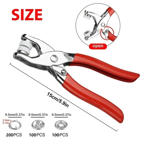 Steel eyelet pliers - eyelet,