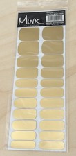 MINX Pro Gold Lightning Nail Wraps - Brand New - Salon Quality - 22 Wraps