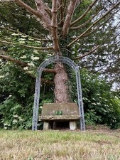 Metal Victorian Style Garden Arch Pergola Planter Archway