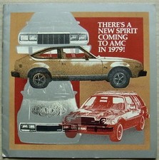 AMC Spirit AMX Concord PACER USA Car Salesman’s Brochure Aug 1978 #9-2422-858-03