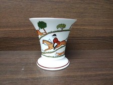 Coalport Hunting Scene Vase 
