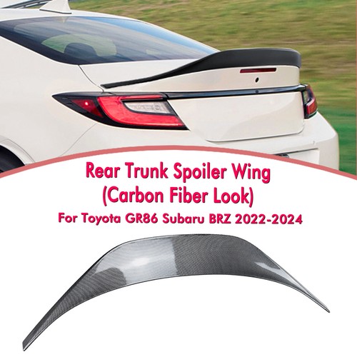 Carbon style rear trunk - carbon,