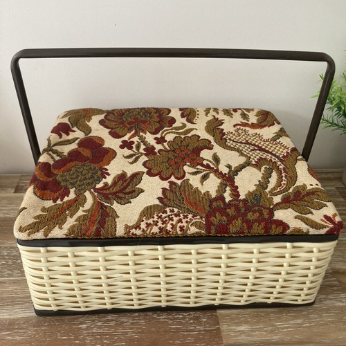 Vintage sewing basket - sewing,