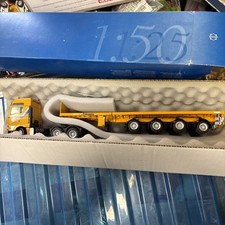 Conrad 1/50 MAN TGA Nooteboom 4 Achs mit Teleskop - Pritsche  Prangl #2331