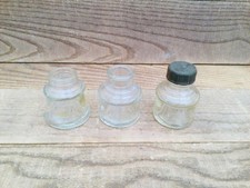 Vintage Glass Ink Bottles