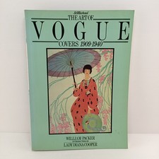 The Art Of Vogue Covers 1909-1940 William Packer 1983 Vintage Fashion Magazine