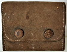 Vintage Leather Needle Case