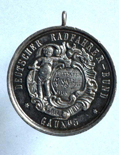 Medal german cyclist - medal,