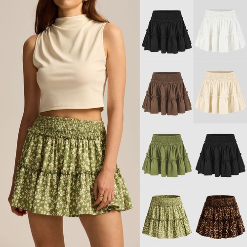 Women elastics waist - women's, ruffles