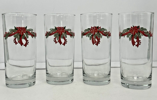 Poinsettia ribbons set of - poinsettia,