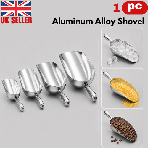 1pc ice scoop aluminum alloy - ice,