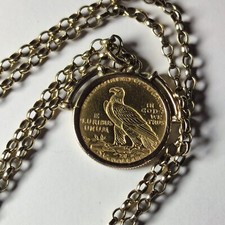 Rare 1911 21ct Necklace USA
