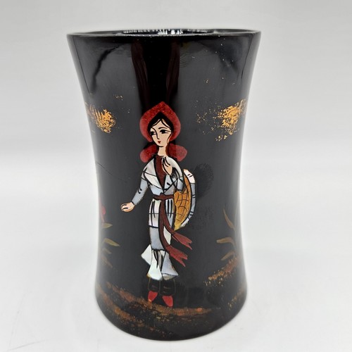 Black lacquer wood - lacquer,